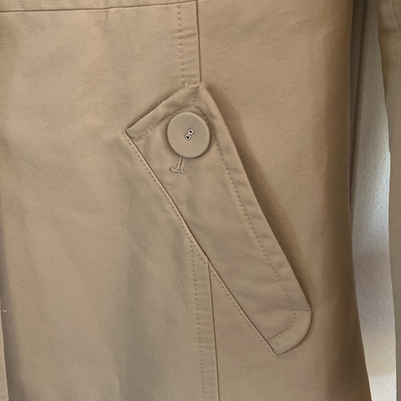 Ann Taylor Loft Women’s Trench Rain Coat Beige Size M Water resistant. Fall Coat - Picture 5 of 17